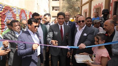 أبو هشيمة الخير.. وزير الرياضة وأبو هشيمة يفتتحان 40 مركز شباب ببني سويف بعد التطوير