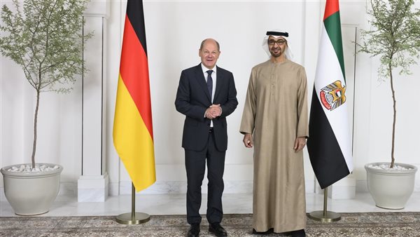 بن زايد وشولتس