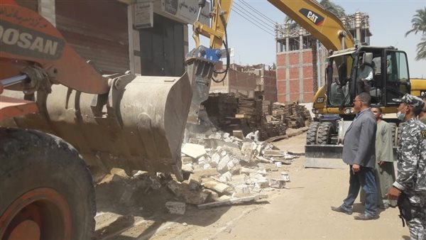 حملة إزالات بأسيوط