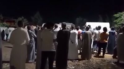 تشييع جثمان شاب قتله شقيقه التوأم بسبب الميراث بكفر الشيخ | بث مباشر