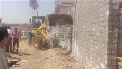 إزالة 49 حالة تعدٍ على الزراعات وأملاك الدولة في الشرقية