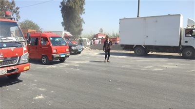 بعد توقفها نصف ساعة.. عودة الحركة المرورية بطريق مصر الإسكندرية الزراعي 