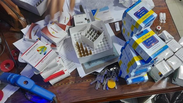 جانب من المضبوطات