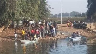 كان بيحمّي الحصان.. انتشال جثة شاب غرق في ترعة بالغربية