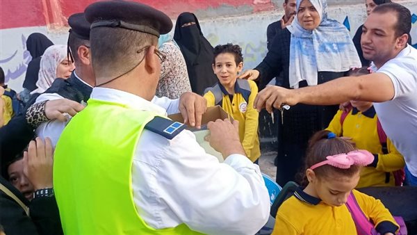 مرور الغربية يوزع