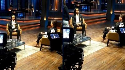 كواليس حلقة بهاء سلطان مع أنغام في برنامجها الجديد