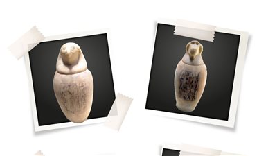 متحف كفر الشيخ يعلن عرض قطع أثرية لـ الأواني الكانوبية في مصر القديمة 