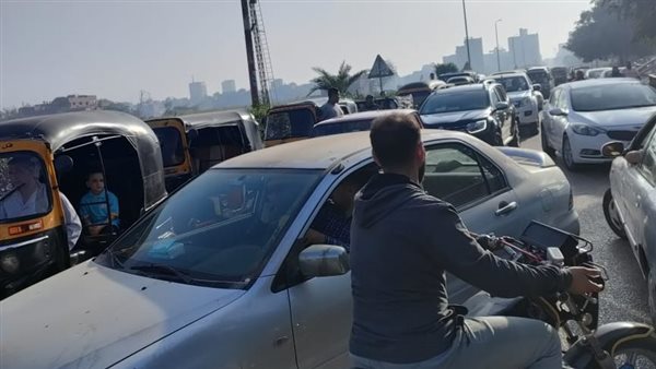 تكدسات مرورية بالمنوفية