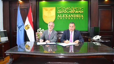 توقيع اتفاقية تعاون بين جامعتي الإسكندرية وألاباما الأمريكية 
