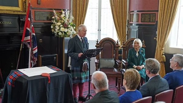 أول ظهور للملك تشارلز