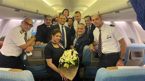 مصر للطيران تستقبل