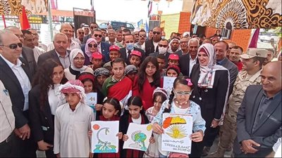 محافظ شمال سيناء يفتتح مدرستي الوحشي وأبو رفاعي بالشيخ زويد| فيديو