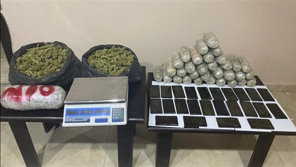 جانب من المضبوطات