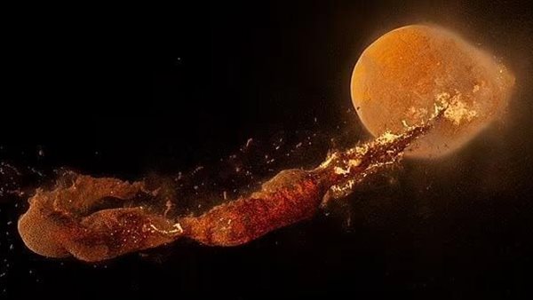 اصطدام القمر بالكوكب
