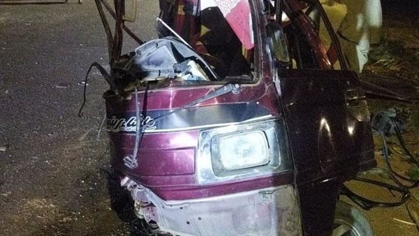 حادث تصادم بأسيوط