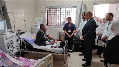 وكيل وزارة الصحة بالقليوبية يتفقد مستشفى حميات بنها 