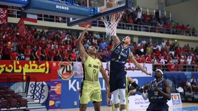 الأهلي يفوز على الرياضي اللبناني بالبطولة العربية لكرة السلة