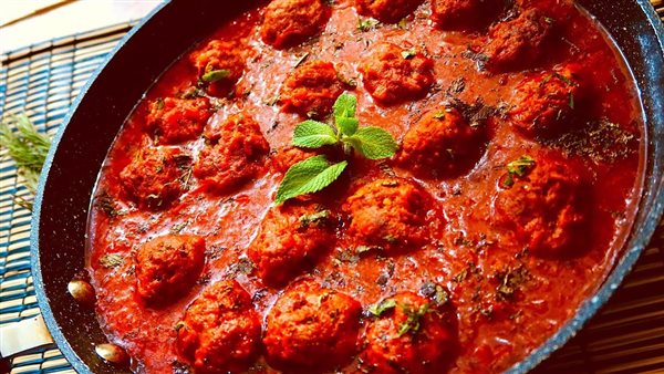 طريقة عمل كفتة بالصلصة