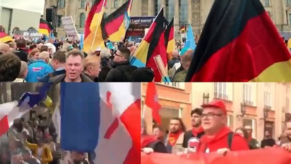 احتجاجات في أوروبا