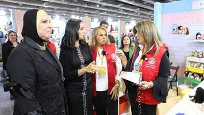 مايا مرسي: معرض تراثنا فرصة كبيرة لتسويق منتجات العارضين وفتح أسواق تصديرية لها