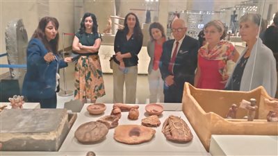 المتحف القومي للحضارة يستقبل عمدة مدينة فيجياك الفرنسية والوفد المرافق له | صور 