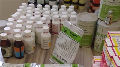 ضبط 167 عبوة أدوية بيطرية منتهية الصلاحية ومجهولة المصدر بالغربية
