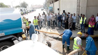 مياه بني سويف تنفذ بروفة عملية استعدادًا لموسم الشتاء| صور