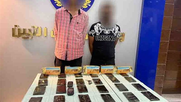 المتهمين والمضبوطات