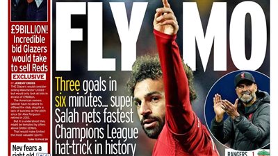 الخارق.. محمد صلاح حديث الصحف الإنجليزية بعد هاتريك رينجرز في دوري أبطال أوروبا