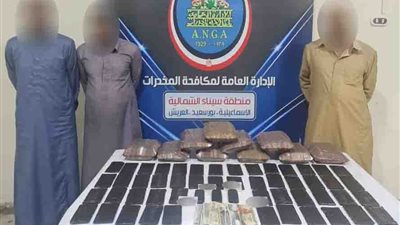 بـ3،5 مليون جنيه.. ضبط قضايا متنوعة للاتجار في المخدرات بـ الإسماعيلية ومطروح | صور