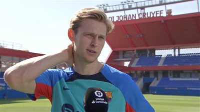 دي يونج قبل لقاء الكلاسيكو: لم نشاهد فيديوهات تحليلية لريال مدريد حتى الآن