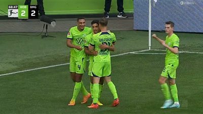 بعد دخوله بديلًا.. مرموش يعادل النتيجة لـ فولفسبورج أمام مونجشلادباخ