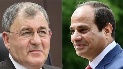 الرئيس السيسي يهنئ نظيره العراقي الجديد على نيل ثقة البرلمان