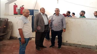 رئيس مياه المنيا يتفقد أعمال تطوير وإحلال وتجديد محطة مياه أرض سلطان المرشحة