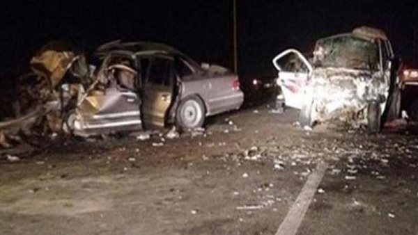 تصادم سيارتين ملاكي