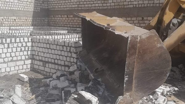 إزالة تعديات بالمنيا