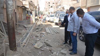 محافظ القليوبية: رصف شارع الجمهورية بمدينة الخانكة بتكلفة 15 مليون جنيه