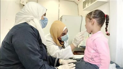 صحة المنيا تقدم الخدمات الطبية لـ 1336 حالة في قرية التحرير بمغاغة