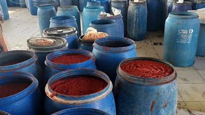 تموين القليوبية: ضبط 17 طن مخللات وملح بدون فواتير بمدينة بنها 