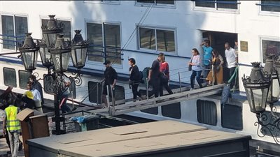 إصابة 4 أشخاص إثر اندلاع حريق في إحدى غرف باخرة نيلية بأسوان 