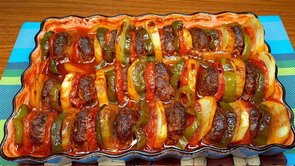 طريقة عمل صينية الكفتة