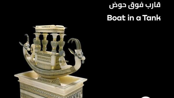 قارب فوق حوض خاص