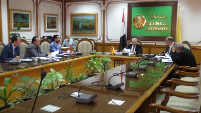 جامعة المنيا: وضع خطة شاملة لتطوير فندق الجامعة ورفع كفاءة وحدات الضيافة
