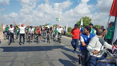احتفاء بمرور 50 عاما على العلاقات المصرية الإماراتية.. ماراثون دراجات بكفر الشيخ 