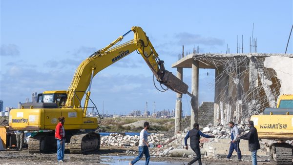 إزالة تعديات في الإسكندرية