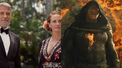 شباك التذاكر العالمي.. Black Adam في الصدارة بـ 63 مليون دولار وفيلم Ticket to Paradise في المركز الثاني