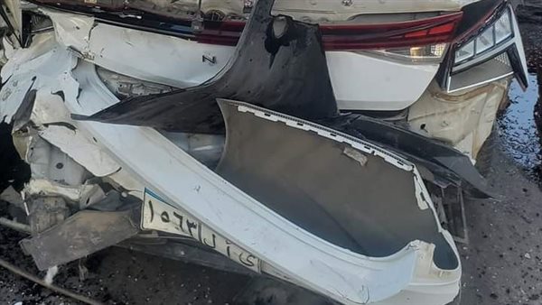 حادث تصادم سيارتين