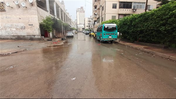 أمطار غزيرة فى الإسكندرية