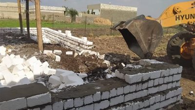 إزالة 36 حالة تعد على أملاك الدولة في 3 مراكز بالمنيا