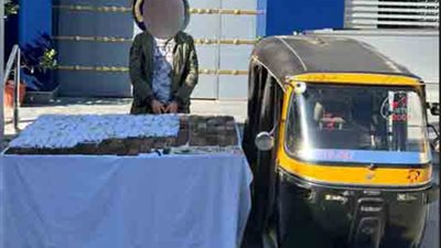 ضبط عنصر إجرامي بحوزته 175 طربة حشيش في دمياط 